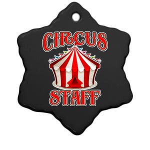 Circus Staff Tent Ceramic Star Ornament