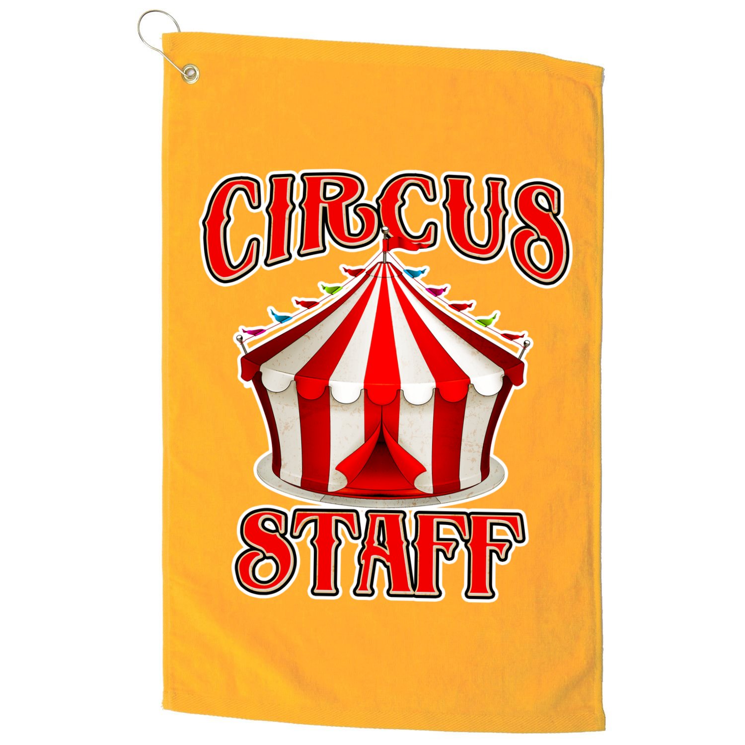 Circus Staff Tent Golf Towel
