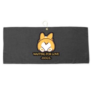 Cirgi Butt Waiting For Love Large Microfiber Waffle Golf Towel