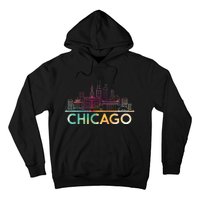 Chicago Illinois Skyline City Souvenir Hoodie