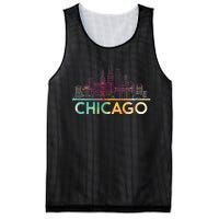 Chicago Illinois Skyline City Souvenir Mesh Reversible Basketball Jersey Tank