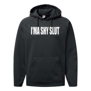 Clubgodzilla IMa Shy Slut Performance Fleece Hoodie