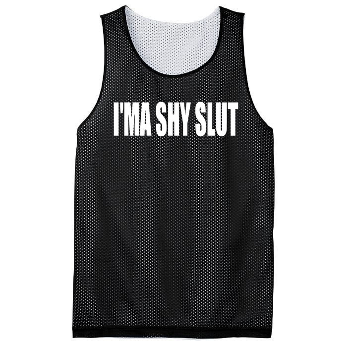 Clubgodzilla IMa Shy Slut Mesh Reversible Basketball Jersey Tank