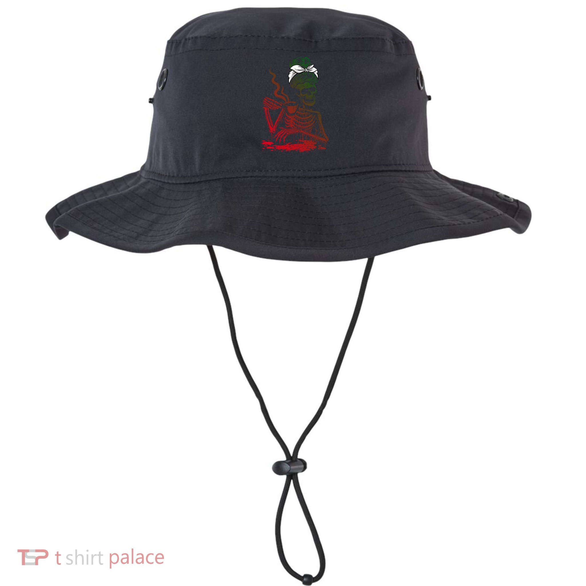 Coffee Ing Skeleton Lazy Diy Halloween Costume Gift Bucket Hat