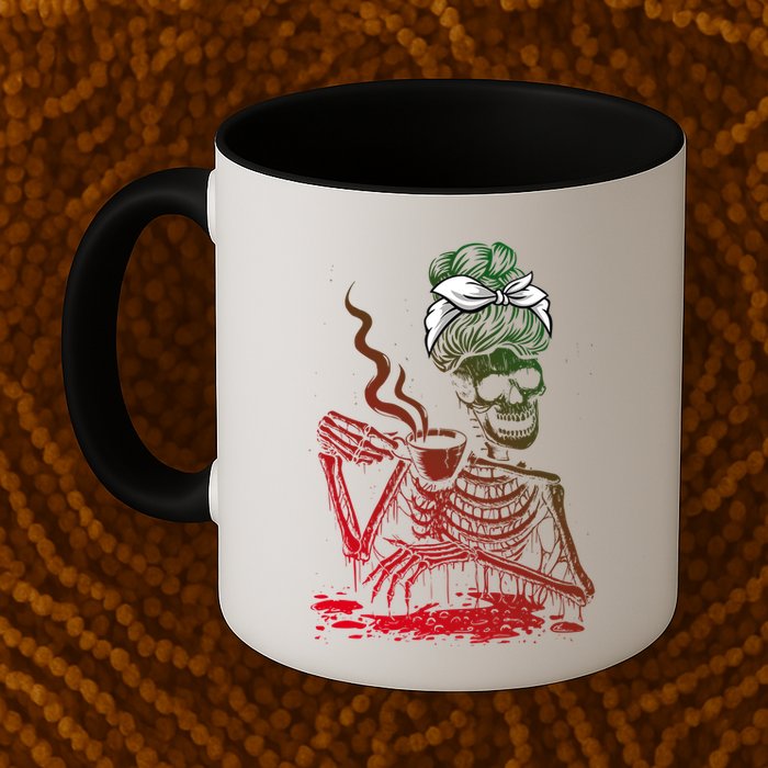 Coffee Ing Skeleton Lazy Diy Halloween Costume Gift Mug