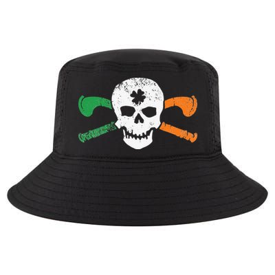 Colorful Irish Skull & Cross Shillelagh Clubs Shamrock Cool Comfort Performance Bucket Hat