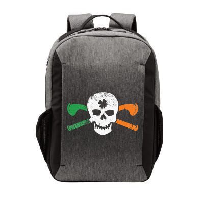 Colorful Irish Skull & Cross Shillelagh Clubs Shamrock Vector Backpack