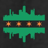 Chicago Irish Skyline St Patricks Day Flag Gift Adult Drive Performance Visor