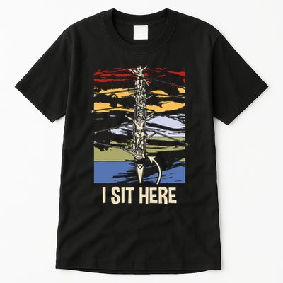 Coxswain I Sit Here Funny Vintage Rowing Coxswain Tall T-Shirt