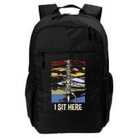 Coxswain I Sit Here Funny Vintage Rowing Coxswain Backpack