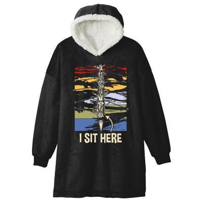 Coxswain I Sit Here Funny Vintage Rowing Coxswain Hooded Wearable Blanket