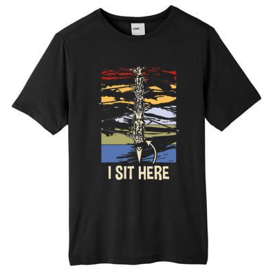 Coxswain I Sit Here Funny Vintage Rowing Coxswain Tall Fusion ChromaSoft Performance T-Shirt