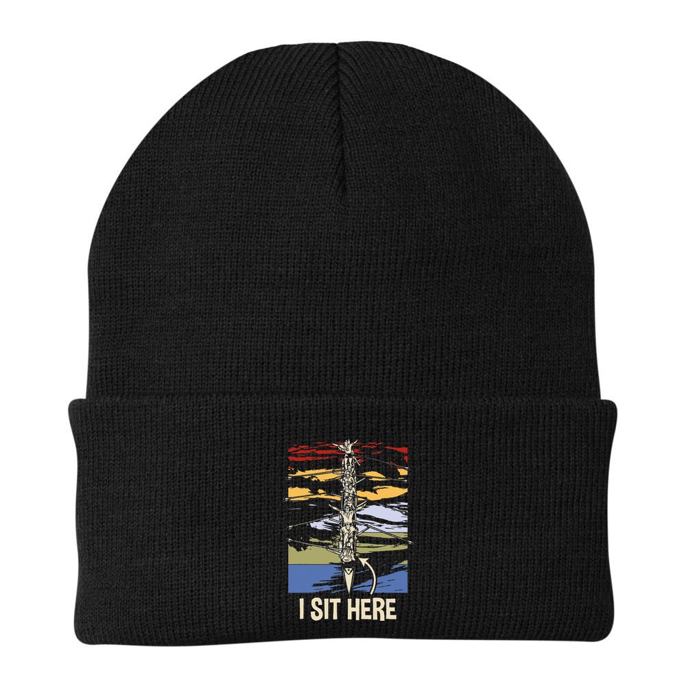 Coxswain I Sit Here Funny Vintage Rowing Coxswain Beanie