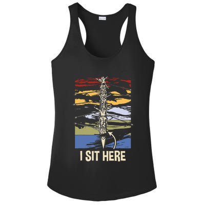 Coxswain I Sit Here Funny Vintage Rowing Coxswain Ladies PosiCharge Competitor Racerback Tank