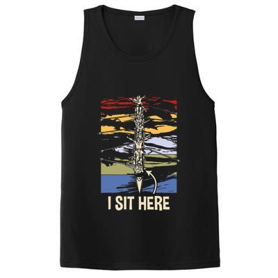 Coxswain I Sit Here Funny Vintage Rowing Coxswain PosiCharge Competitor Tank