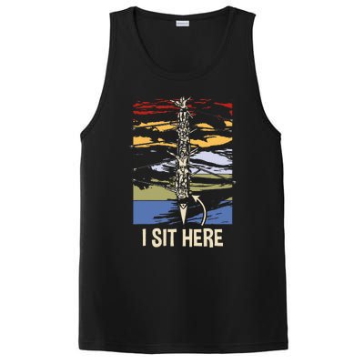 Coxswain I Sit Here Funny Vintage Rowing Coxswain PosiCharge Competitor Tank