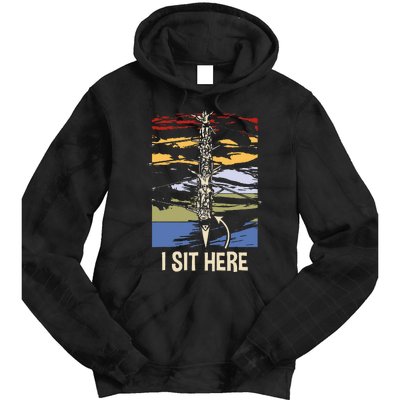 Coxswain I Sit Here Funny Vintage Rowing Coxswain Tie Dye Hoodie