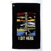 Coxswain I Sit Here Funny Vintage Rowing Coxswain Golf Towel