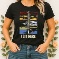 Coxswain I Sit Here Funny Vintage Rowing Coxswain Womens T-Shirt