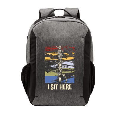 Coxswain I Sit Here Funny Vintage Rowing Coxswain Vector Backpack