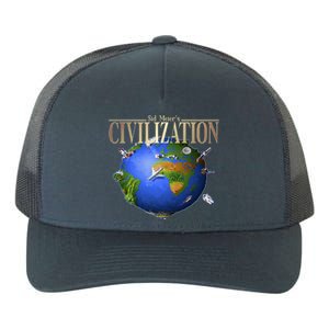 Civilization I Sid Meier Yupoong Adult 5-Panel Trucker Hat