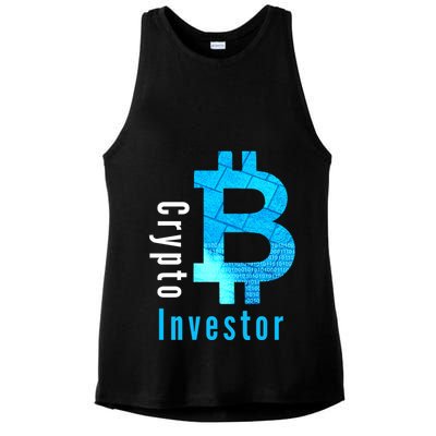Crypto Investor, Satoshi, Bitcoin, Blockchain, Cryptocurrency, DeFi, BTC Ladies PosiCharge Tri-Blend Wicking Tank