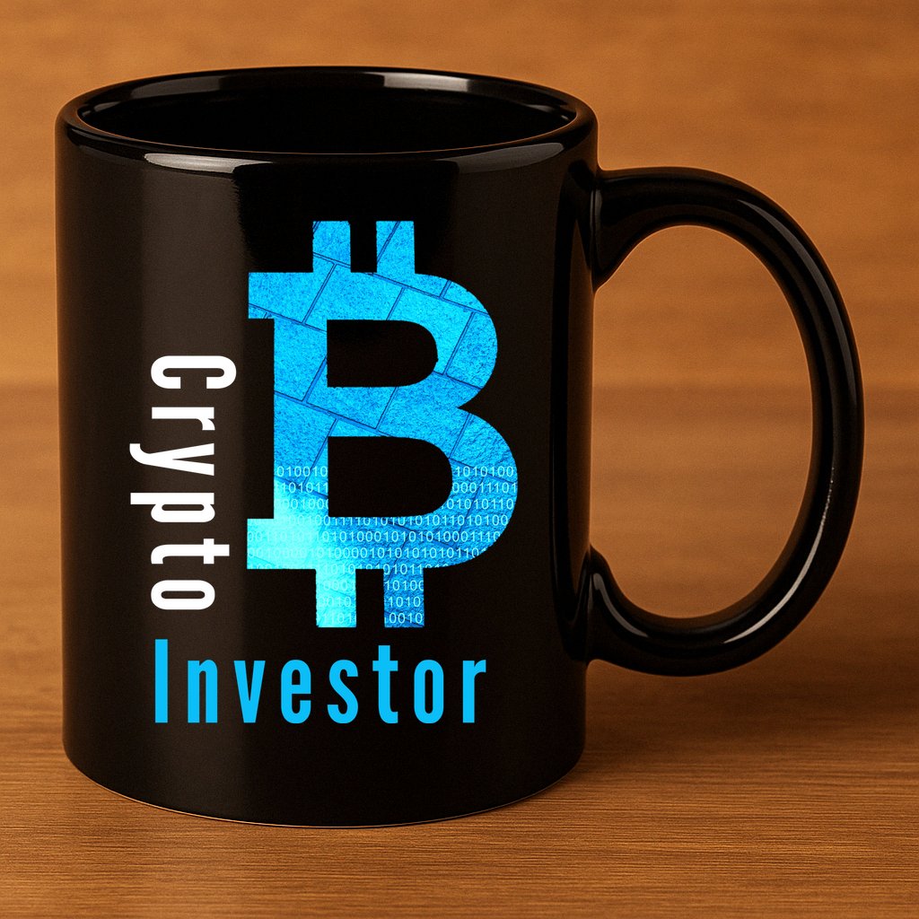 Crypto Investor, Satoshi, Bitcoin, Blockchain, Cryptocurrency, DeFi, BTC 11oz C Handle Ceramic Mug