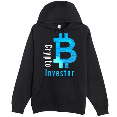 Crypto Investor, Satoshi, Bitcoin, Blockchain, Cryptocurrency, DeFi, BTC Premium Pullover Hoodie