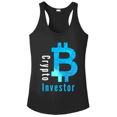 Crypto Investor, Satoshi, Bitcoin, Blockchain, Cryptocurrency, DeFi, BTC Ladies PosiCharge Competitor Racerback Tank