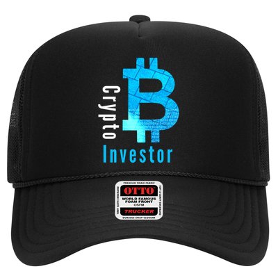 Crypto Investor, Satoshi, Bitcoin, Blockchain, Cryptocurrency, DeFi, BTC Trucker Hat