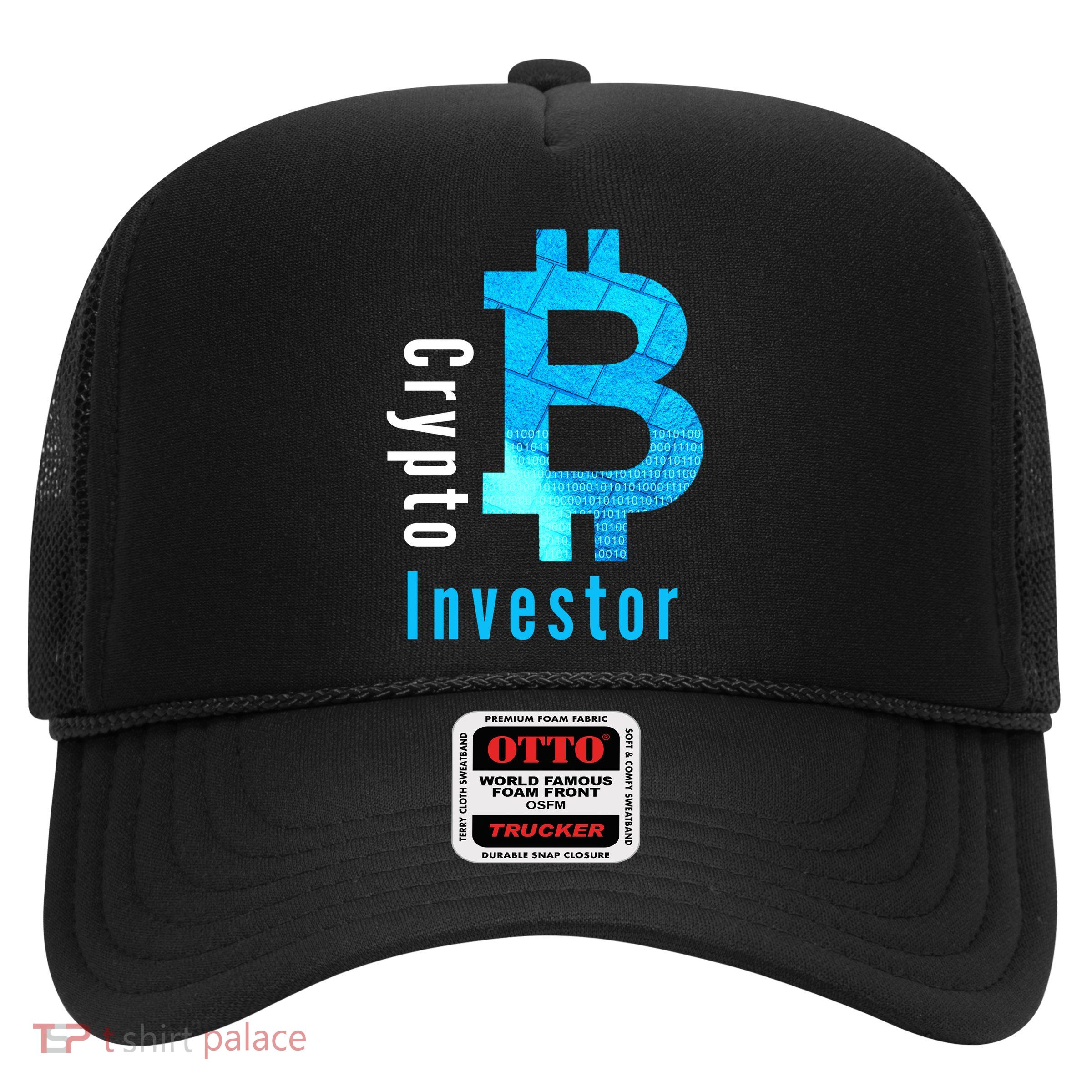 Crypto Investor, Satoshi, Bitcoin, Blockchain, Cryptocurrency, DeFi, BTC Trucker Hat