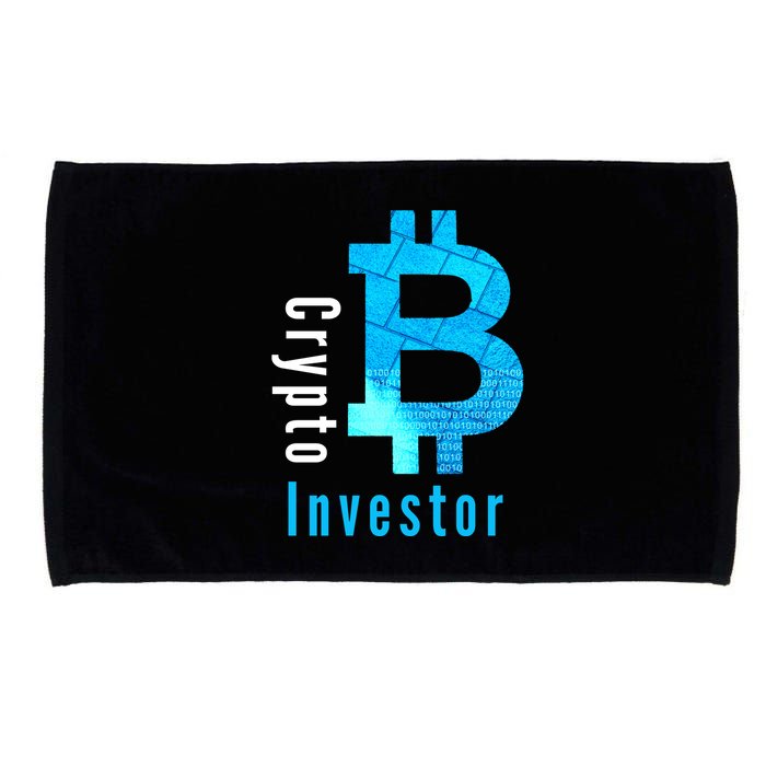 Crypto Investor, Satoshi, Bitcoin, Blockchain, Cryptocurrency, DeFi, BTC Microfiber Hand Towel