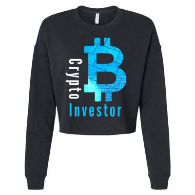 Crypto Investor, Satoshi, Bitcoin, Blockchain, Cryptocurrency, DeFi, BTC Cropped Pullover Crew