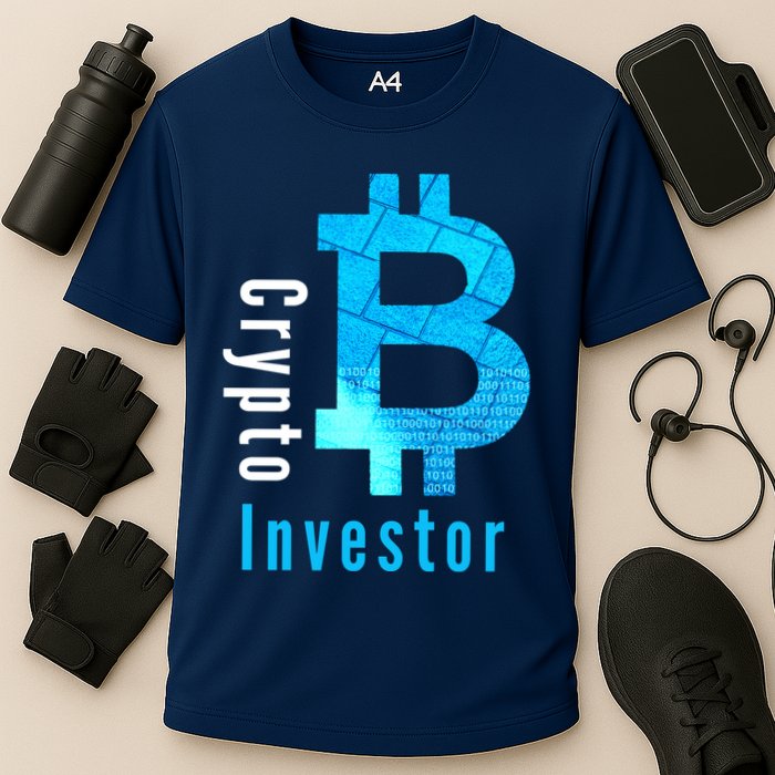 Crypto Investor, Satoshi, Bitcoin, Blockchain, Cryptocurrency, DeFi, BTC Performance Shirt
