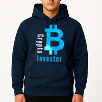 Crypto Investor, Satoshi, Bitcoin, Blockchain, Cryptocurrency, DeFi, BTC Hoodie