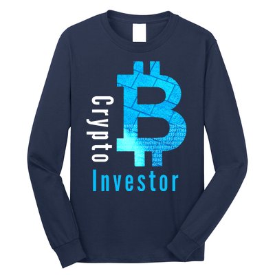 Crypto Investor, Satoshi, Bitcoin, Blockchain, Cryptocurrency, DeFi, BTC Long Sleeve Shirt