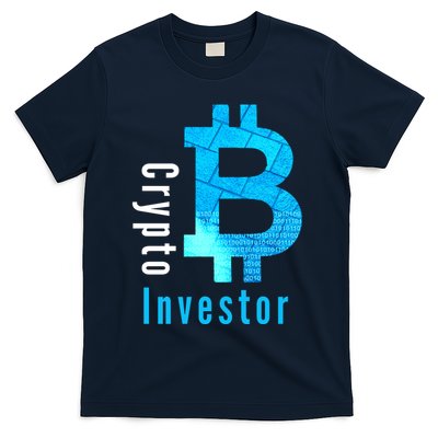 Crypto Investor, Satoshi, Bitcoin, Blockchain, Cryptocurrency, DeFi, BTC T-Shirt