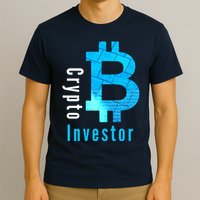 Crypto Investor, Satoshi, Bitcoin, Blockchain, Cryptocurrency, DeFi, BTC T-Shirt