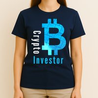 Crypto Investor, Satoshi, Bitcoin, Blockchain, Cryptocurrency, DeFi, BTC T-Shirt