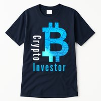 Crypto Investor, Satoshi, Bitcoin, Blockchain, Cryptocurrency, DeFi, BTC Tall T-Shirt