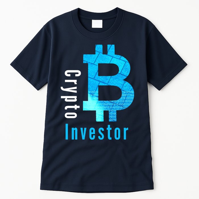 Crypto Investor, Satoshi, Bitcoin, Blockchain, Cryptocurrency, DeFi, BTC Tall T-Shirt