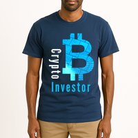 Crypto Investor, Satoshi, Bitcoin, Blockchain, Cryptocurrency, DeFi, BTC Tall T-Shirt
