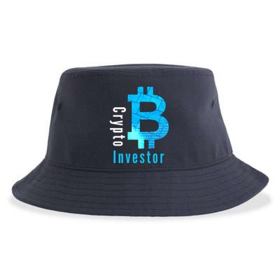 Crypto Investor, Satoshi, Bitcoin, Blockchain, Cryptocurrency, DeFi, BTC Sustainable Bucket Hat