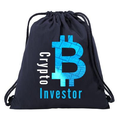 Crypto Investor, Satoshi, Bitcoin, Blockchain, Cryptocurrency, DeFi, BTC Drawstring Bag