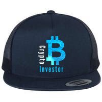 Crypto Investor, Satoshi, Bitcoin, Blockchain, Cryptocurrency, DeFi, BTC Flatbill Hat