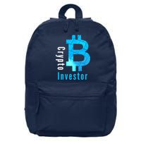 Crypto Investor, Satoshi, Bitcoin, Blockchain, Cryptocurrency, DeFi, BTC 16 in Basic Backpack