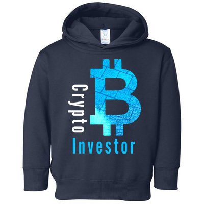 Crypto Investor, Satoshi, Bitcoin, Blockchain, Cryptocurrency, DeFi, BTC Toddler Hoodie