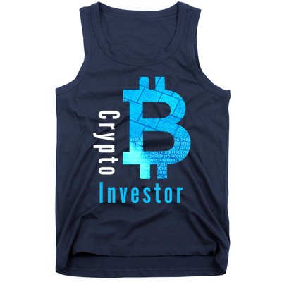 Crypto Investor, Satoshi, Bitcoin, Blockchain, Cryptocurrency, DeFi, BTC Tank Top