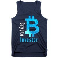 Crypto Investor, Satoshi, Bitcoin, Blockchain, Cryptocurrency, DeFi, BTC Tank Top
