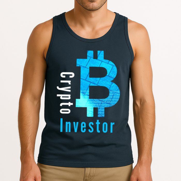 Crypto Investor, Satoshi, Bitcoin, Blockchain, Cryptocurrency, DeFi, BTC Tank Top